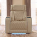 Electra - Power Recliner With Power Headrest, Massage, LED Lighting And USB Control Matrix Furniture Group
