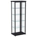 Nevra - 4 Shelf Display LED Curio Cabinet Furniture Max
