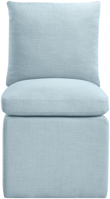 Nelori - Linen Textured Performance Fabric Upholstered Dining Chair (Set of 2) Meridian Furniture