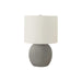 Lighting, Table Lamp, Concrete, Contemporary - Gray / Cream 8th Street