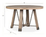 Ainsley - Round Dining Table - Cerused Khaki Magnussen Furniture