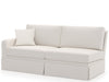 Filmore - Skirted Loveseat LAF, Special Order - White Universal Furniture