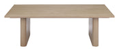 Duna - Outdoor Coffee Table - Natural Zuo Modern