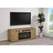 Lodi - 2 Door Fireplace TV Stand - Mango Color Furniture Max