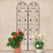 Metal Garden Trellis Rustproof Trellis For Climbing Plant Outdoor Flower Support Daily Nest