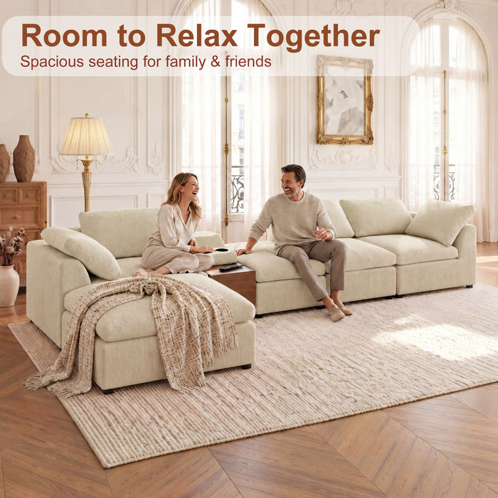 Modular Cloud Couch With Storage Console Home Essentials