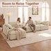 Modular Cloud Couch With Storage Console Home Essentials