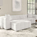 Sooke - Rectangular Ottoman - Off White Furniture Max