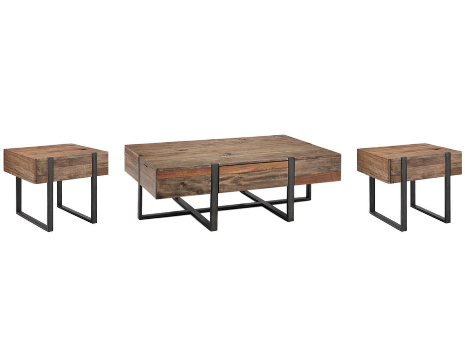 Prescott - Rectangular Cocktail Table Set Magnussen Furniture