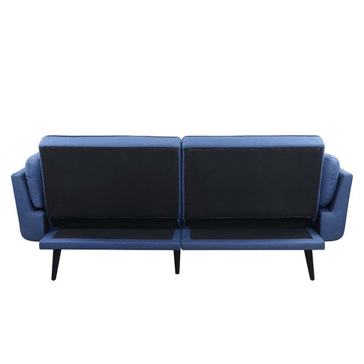 Nafisa - Adjustable Sofa & Ottoman - Blue Fabric ACME