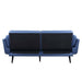 Nafisa - Adjustable Sofa & Ottoman - Blue Fabric ACME