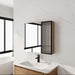 Wall Mounted Bathroom Cabinet & Adjustable Shelves - Imitative Oak Home Essentials