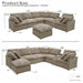 Modular Cloud Sofa, Freely Configurable Corner, Living Room Furniture Home Essentials