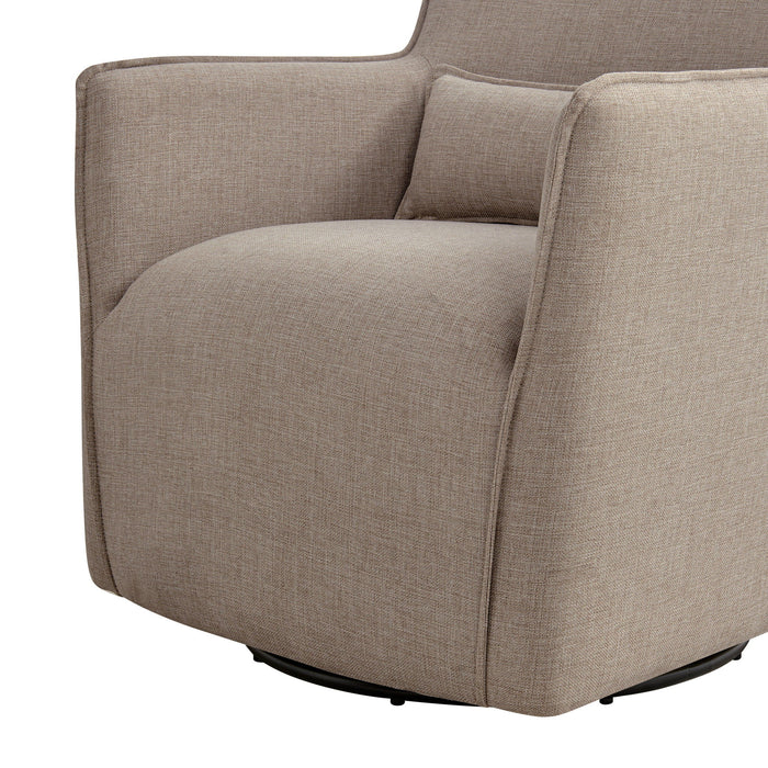 Ayla - Swivel Accent Chair With Matching Lumbar Pillow Ridgecrest Home