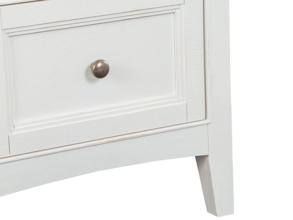 Heron Cove - Small Drawer Nightstand - Chalk White And Dovetail Gray Magnussen Furniture
