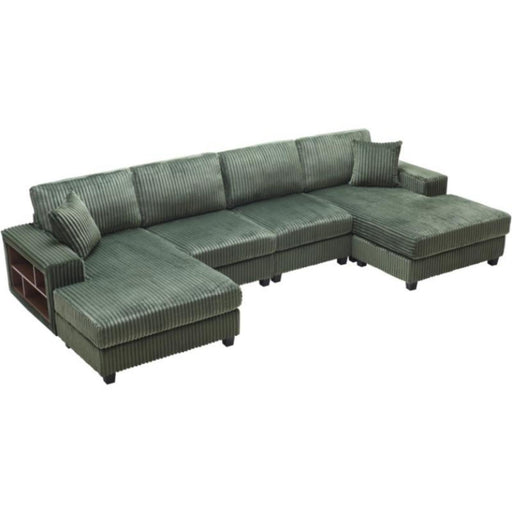 U-Shaped Convertible Sofa, 4 Seater Large Living Room Lounge Home Essentials
