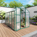 Polycarbonate Walk-In house, Raised Base For Outdoor In All Season Daily Nest