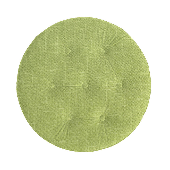 Yolanda - Round Upholstered Accent Ottoman Jennifer Taylor Home