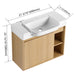 Wall Mounted Bathroom Vanity With Sink & Soft Close Door Home Essentials