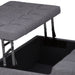 Harrison - Upholstered Coffee Table Storage Ottoman Simpli-Home