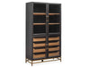 Lindon - Two Tone Dining Cabinet - Dark Brown Magnussen Furniture