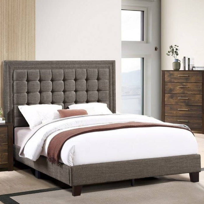 Upholstered Bed Tufted Headboard Home Essentials