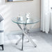 Round Table With Angular Slanted Legs Home Essentials