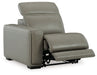 Correze - LAF Zero Wall Power Recliner - Gray Signature Design by Ashley®