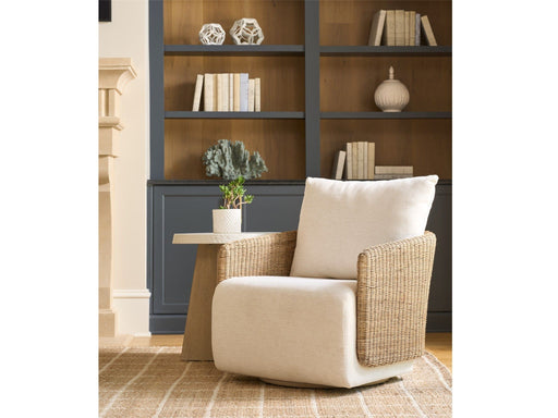 Enzo - Swivel Chair - Beige / Light Brown Universal Furniture