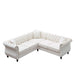 Streamline Modern L-Shaped Corner Sofa Home Essentials