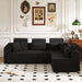 Modern L-Shape Modular Sectional Sofa, Compressed Design Home Essentials