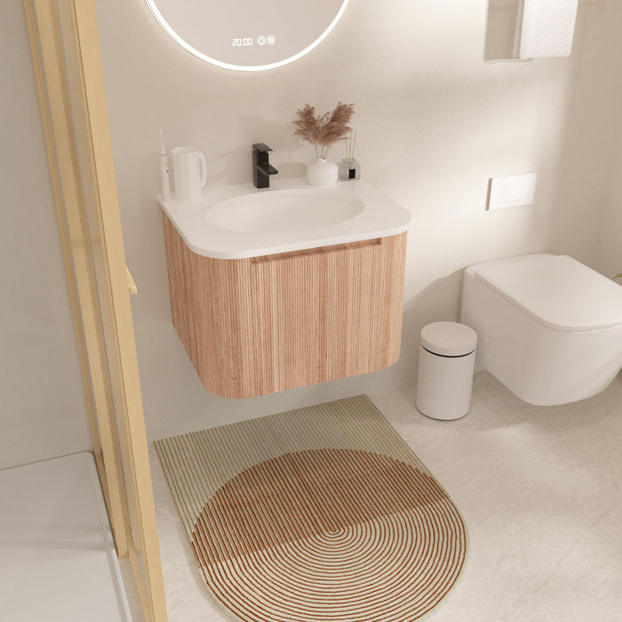 Wall Mounted Bathroom Vanity With Sink Home Essentials
