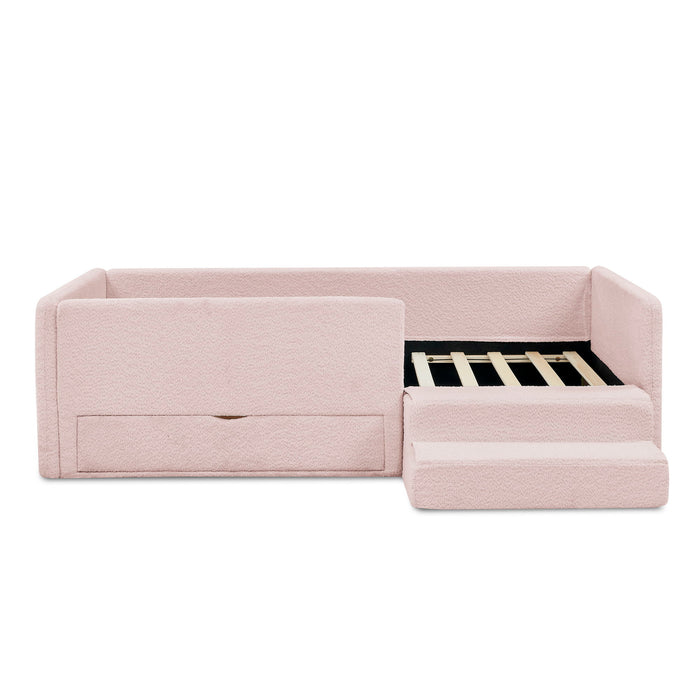 Safe Kids Bed With Guardrails And Storage Home Essentials