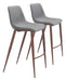 Magnus - Barstool With Black Legs (Set of 2) Zuo Modern