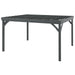 Patio Grape Vine Gazebo Outdoor Pergola With Open Roof For Climbing Plants - Gray Home Essentials
