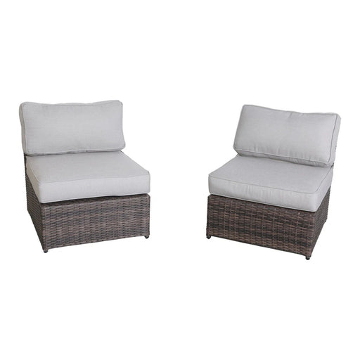 Handcrafted 4 Person Outdoor Seating Group With Plush Cushions - Espresso LSI Patio Furniture