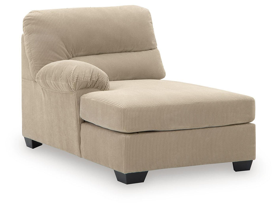 SimpleJoy - LAF Corner Chaise - Sand Signature Design by Ashley®