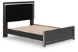 Zuraleus - Upholstered Panel Platform Bed With Roll Slats Signature Design by Ashley®