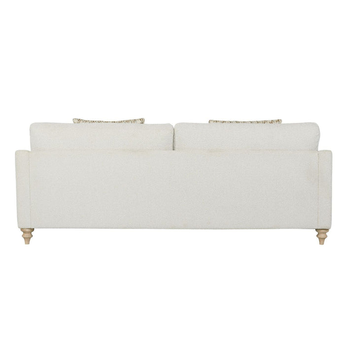 Sofa Single Reverable Cushion With 2 Pillows - Off White