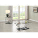 Garrett - 2 Piece Coffee Table Set - Chrome Furniture Max