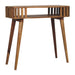 Slatted Console - Light Brown Artisan Furniture