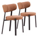 Prairie - Dining Chair (Set of 2) - Brown Zuo Modern