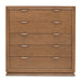 Portrait - 5-Drawer Chest With LED Lights - Sienna Brown Michael Amini