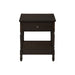 Accent - Table, 2 Tier, Square, Traditional - Walnut 8th Street
