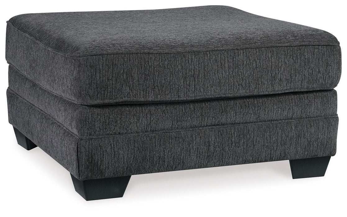 Tracling - Oversized Accent Ottoman - Slate Benchcraft®