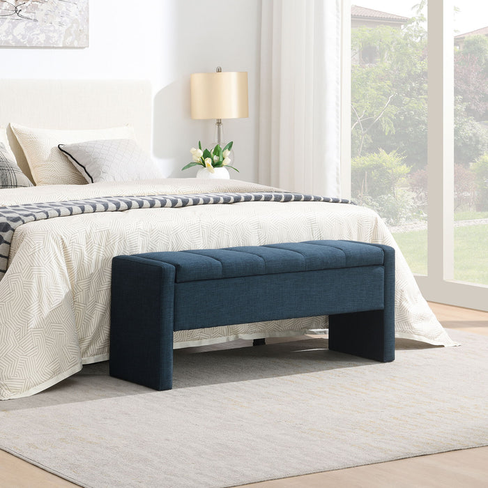 Modern Upholstered Large Bed End Bench With Storage Home Essentials