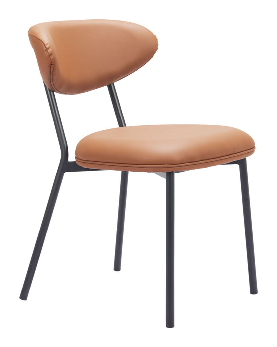 Rorun - Dining Chair (Set of 4) - Brown Zuo Modern