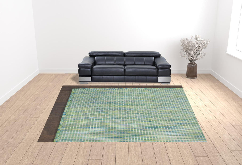 10' X 14' Power Loom Area Rug - Blue