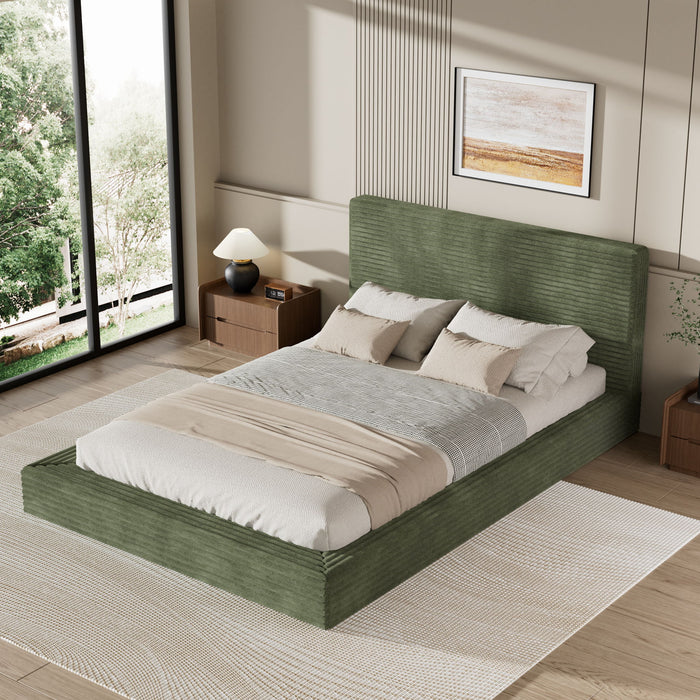 Airframe - Upholstered Bed Frame, Cloud Soft Headboard Home Essentials