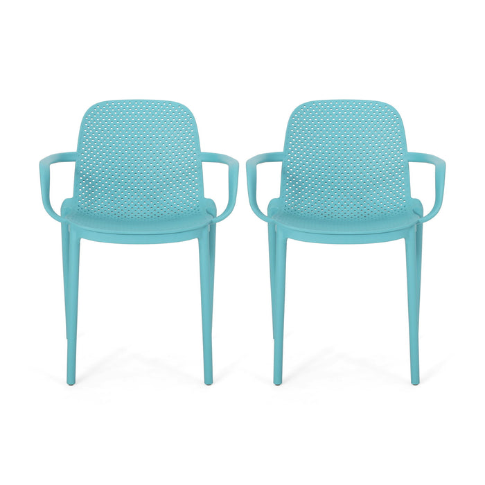 Roxanne - Outdoor Stacking Dining Armchair (Set of 2)